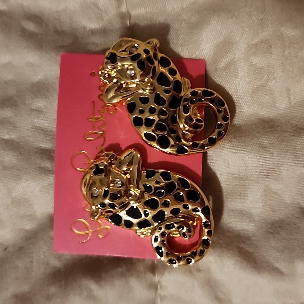 Lilly Pulitzer Leopard Earrings
